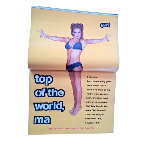 1158 - Four vintage music publications. Michael Jackson, Superstar, 1984. The Face magazine, the Spice Girl... 