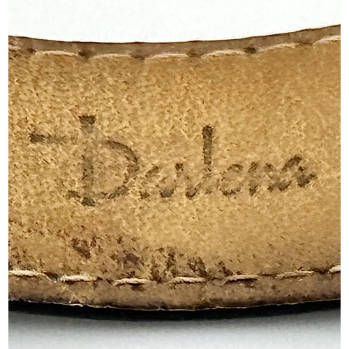 1210 - A CITIZEN, ECO DRIVE, BLACK LEATHER STRAP WATCH. IN FULL WORKING ORDER. S/A 1602 - 4