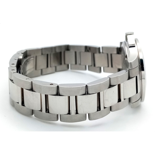 668 - A Longines Conquest Quartz Ladies Watch. Stainless steel bracelet and case - 34mm. Tiffany blue dial... 