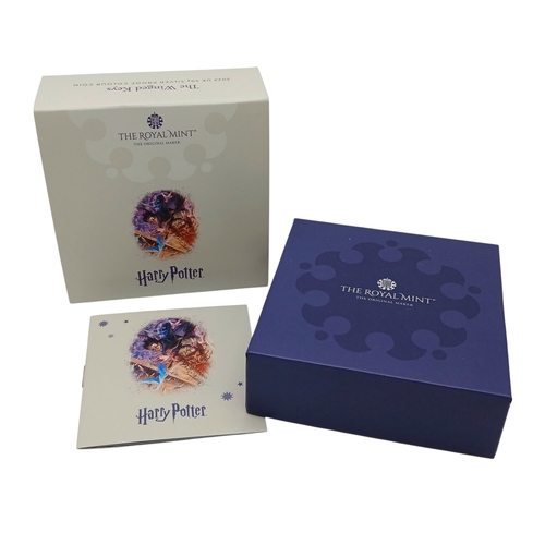 1199 - A Royal Mint Harry Potter - The Winged Keys. Limited Edition Sterling Silver Proof 50p Coin. Encapsu... 
