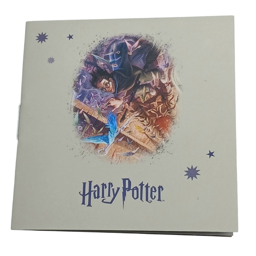 1199 - A Royal Mint Harry Potter - The Winged Keys. Limited Edition Sterling Silver Proof 50p Coin. Encapsu... 