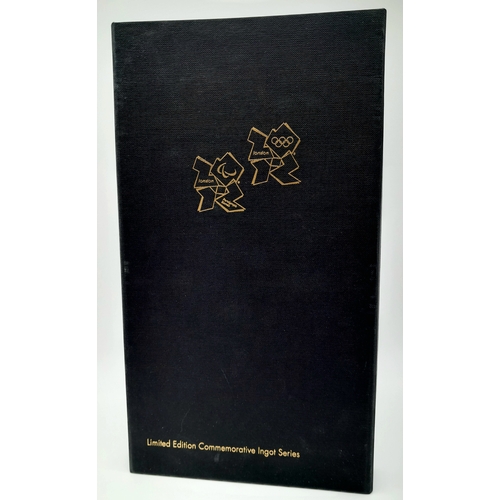 1248 - A London 2012 Commemorative Olympic Set of Gold Plated Ingots. Each limited edition ingot weighs 25g... 