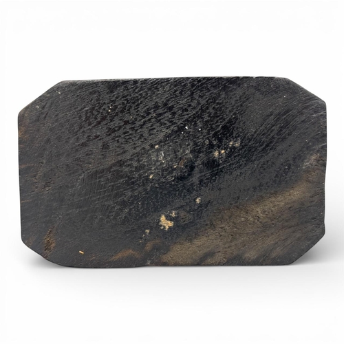 1180 - A magnificent Natural agarwood hand-carved relief depicting a seated Buddhist figure beneath swirlin... 