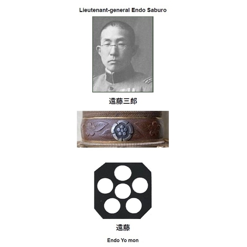 1152 - A WWII Japanese Sword with Silver Mon and Gold Coloured Tassel. PRICED TO SELL! A WWII Japanese Army... 