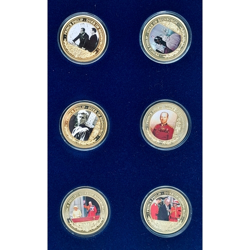 1170 - A Prince Philip, Duke of Edinburgh Commemorative 12 Coin Set. Proof Condition. Encapsulated. Limited... 