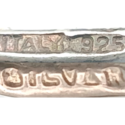 1200 - A Sterling Silver Elephant Outline Pendant along with A Sterling Silver Elephant Charm Pendant. An E... 