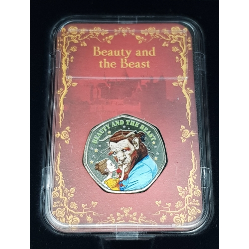 1223 - A Once Upon a Time 50p Coin Commemorative Set - Five different Fairy Tales. Comes with COA and case.... 