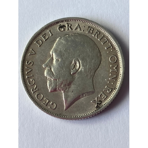 1167 - 1914 SILVER SHILLING coin. Fine/very fine Condition.