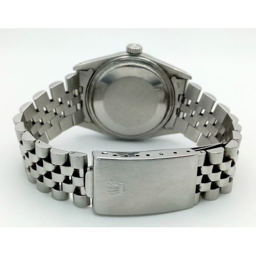 17 - A Rolex Oyster Perpetual Datejust Gents Watch. Model 16030. Stainless steel bracelet and case - 36mm... 