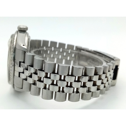 17 - A Rolex Oyster Perpetual Datejust Gents Watch. Model 16030. Stainless steel bracelet and case - 36mm... 