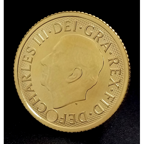 1187 - A 2026, KING CHARLES III, HALF SOVEREIGN COIN. IDEAL GIFT FOR A BIRTH OF A NEW CHILD THIS YEAR. 22K ... 