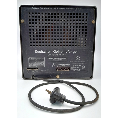 51 - 3 rd Reich DKE-38 Volksemfänger – 1938 German People’s Radio. The Reich minister of propaganda Dr. J... 