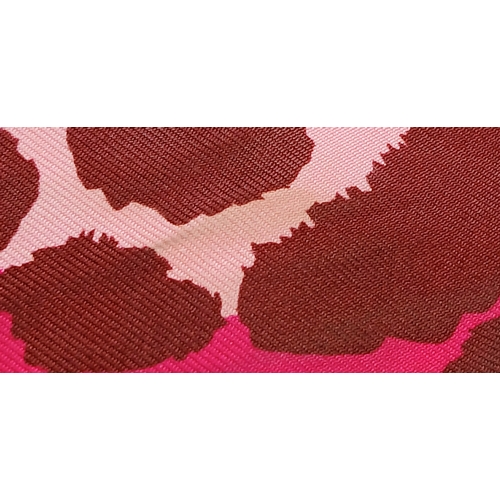550 - Two Hermès “Jaguar Quetzal” Twilly Scarves. In a vibrant pink, rose and bordeaux colour palette with... 