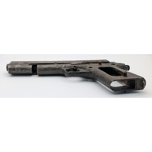 58 - Ultimate WW1 Relic 1914 Dated US Army Colt 45 Pistol found in the Meuse Argonne, France. This item f... 