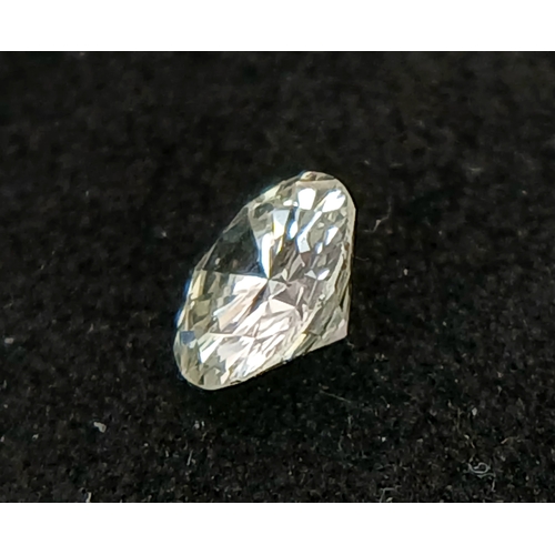 512 - A 0.38ct Round Brilliant Cut Diamond. Colour K, SI1 Clarity. Comes with the IDL report.