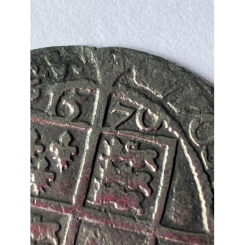 1195 - 1570 ELIZABETH I  SILVER SIXPENCE coin. CORONET MINTMARK. Please see pictures.