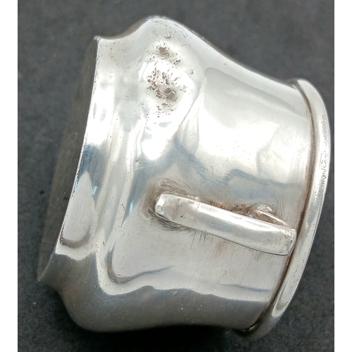 575 - An Antique Sterling Silver Twin-Handled Cup. London hallmarks, 1903. Approx 5.5cm x 4cm. Total weigh... 