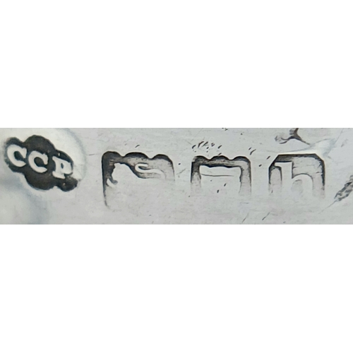 575 - An Antique Sterling Silver Twin-Handled Cup. London hallmarks, 1903. Approx 5.5cm x 4cm. Total weigh... 