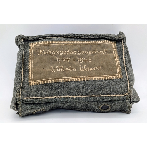 598 - A very interesting item made by a WW2 German Prisoner of War who was captured at Normandy and sent t... 