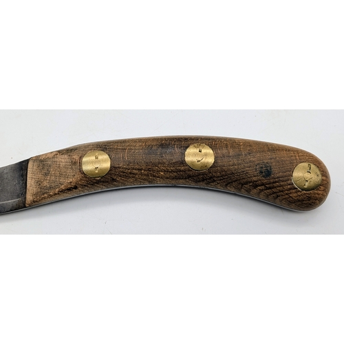 570 - WW2 Air Ministry Marked Parachute Release Knife in leather Scabbard. UK Mainland Shipping Only