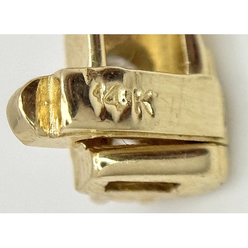 55 - A 14K YELLOW GOLD, DIAMOND SET, TENNIS / LINE BRACELET. APPROX 3CTW. 13G. SC 2061