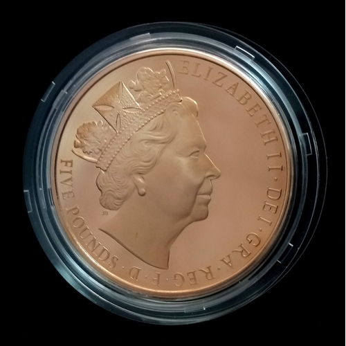 59 - A 22K PROOF GOLD COMMEMORATIVE COIN WEIGHING 39.94gms ISSUED BY THE ROYAL MINT TO CELEBRATE 