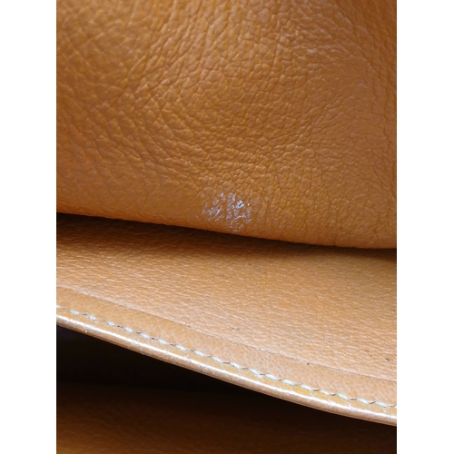 33 - An Hermès Brick Red Courchevel Birkin 35 Handbag. Brick red Courchevel leather exterior with silver-... 