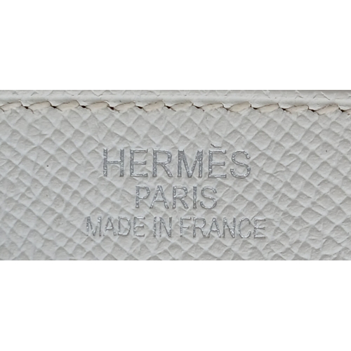 5 - An Hermès White Epsom Birkin 35 Handbag. White Epsom leather exterior with silver-toned hardware, do... 