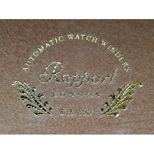 600 - A Rapport of London Automatic Single Watch Winder. Comes with cable. Works but no guarantees. Ref: 0... 