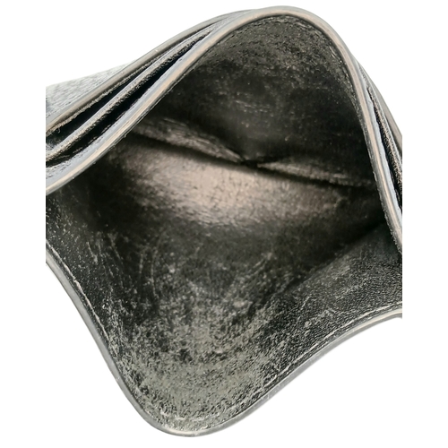586 - A Mulberry Black Classic Grain Leather Card Holder. Size approx: 10.5cm x 7.7cm. Ref: 28006
