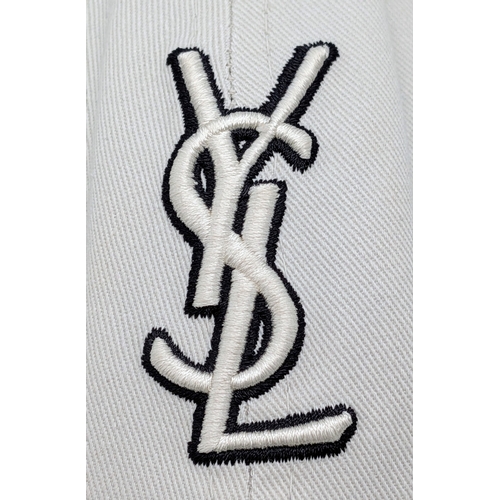 590 - Yves Saint Laurent x New Era YSL Cassandre One Size Fits Most Baseball Cap.