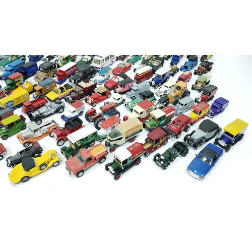 1213 - A box of loose die cast toy cars. Various makes and scales.