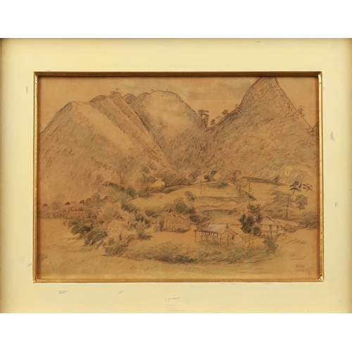 474 - Binh Gia 1951 by To Ngoc Van (1906-1954), 41 x 52 cm, Pencil on paper. Signed: Binh Gia year 51. To ... 