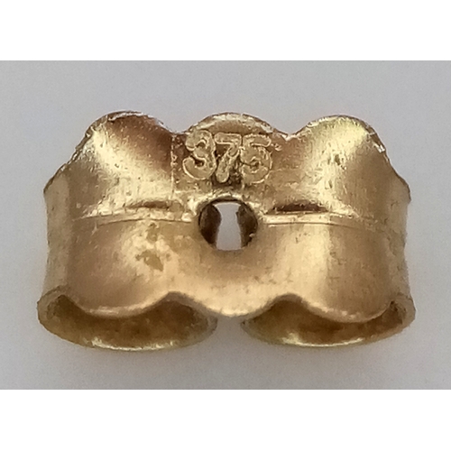 7 - 3 x PAIRS of 9 CARAT GOLD EARRINGS. DROP STYLE. Complete with Gold Backs. Please see pictures.