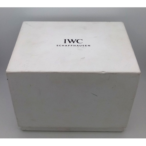 31 - Am IWC Limited Edition (21 of 50) Pilots Automatic Chronograph Watch. Model IW371813. Black leather ... 