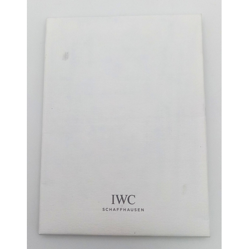 31 - Am IWC Limited Edition (21 of 50) Pilots Automatic Chronograph Watch. Model IW371813. Black leather ... 