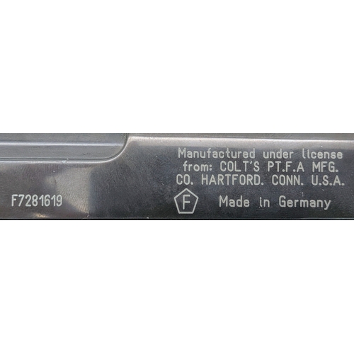 876 - A German Made Colt Government Made 1911 A1 Co2 Air Pistol. Calibre - .177. Must be 18 or over to pur... 