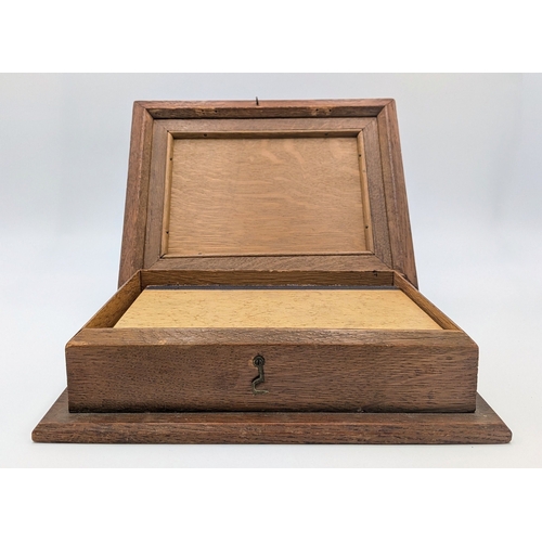 53 - 3rd Reich Mein Kampf in a hand carved wooden presentation box given to a member of the SS by the May... 