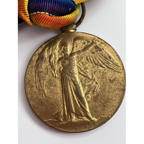 14 - Pair of WWI MEDALS to  include The WAR MEDAL and The VICTORY MEDAL. Awarded to Pte J MILNE of The Go... 