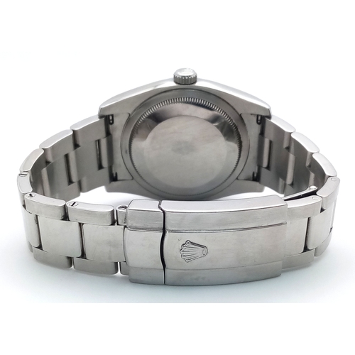 47 - A Rolex Datejust Automatic Gents Watch. Model 116234. Stainless steel bracelet and case - 36mm. Ice ... 