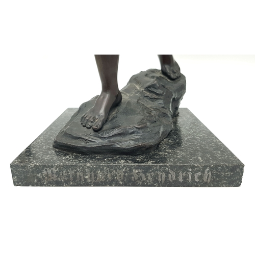 170 - A WW2 Era Third Reich German Reinhard Heydrich, SS-Obergruppenfuhrer Bronze. Recognised as one of th... 