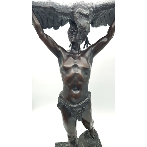 170 - A WW2 Era Third Reich German Reinhard Heydrich, SS-Obergruppenfuhrer Bronze. Recognised as one of th... 