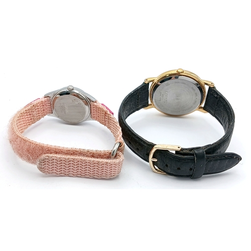 12 - A Pair of Lorus Wristwatches. Including a stainless steel, water-resistant quartz wristwatch with a ... 