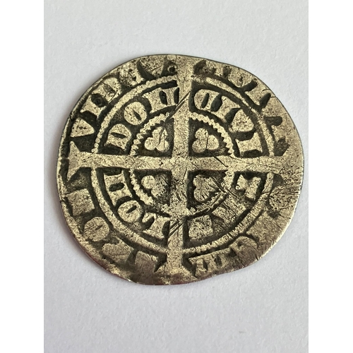 42 - EDWARD III ( King of England 1327 - 1377 ) SILVER GROAT coin. London Mint. Long Cross. Fair portrait... 