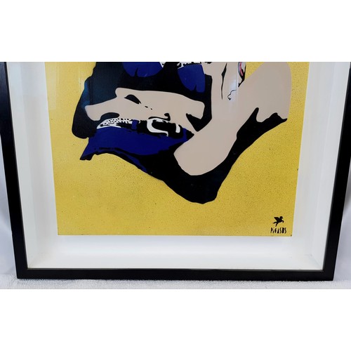 52 - An Original One of a Kind, Amy Winehouse Artwork by Famous Street Artist Pegasus. Title: Amy. Medium... 