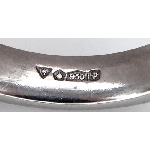 27 - A Platinum, Diamond Set, Full Eternity Ring. 2.00ctw. 5.8g, Size L 1/2. TAN 2013 AS