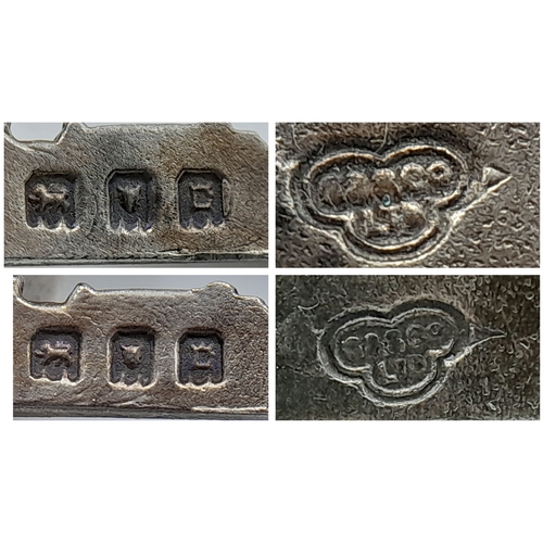 WW1 Silver Officers Machine Gun Corps Cap & Collars Badges. Maker ...