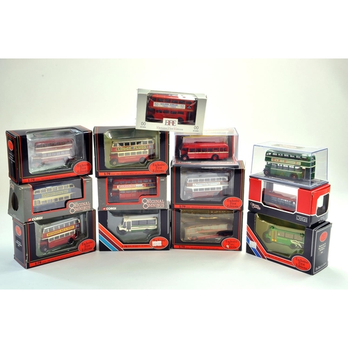 127 - EFE and Corgi Diecast Bus group comprising thirteen issues. Appear very good to excellent with boxes... 