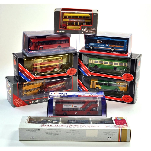 129 - EFE and Corgi Diecast Bus group comprising nine issues. Appear very good to excellent with boxes.  C... 
