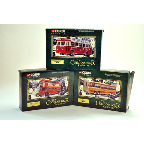 142 - Corgi Classics Trio of diecast bus issues. Excellent with boxes.  Condition Reports: Please contact ... 
